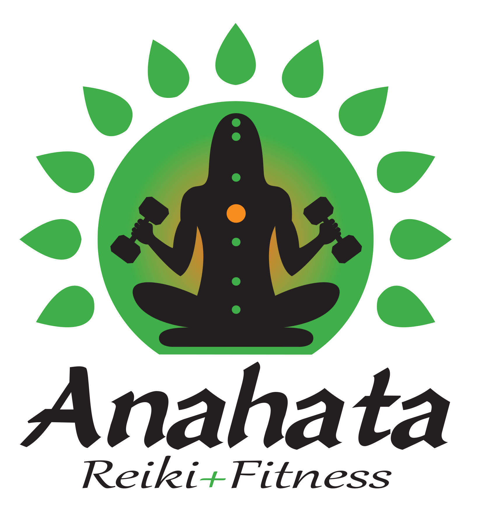 Anahata, Reiki and Fitness Logo